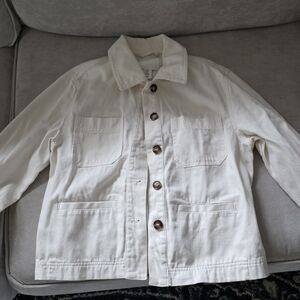 H&M Off-White Collared Jacket